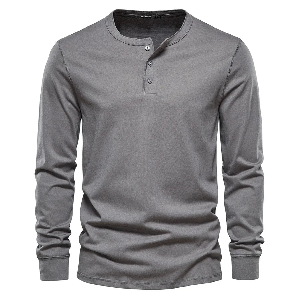 Laurent™ | Chemise Élégante en Coton à Manches Longues