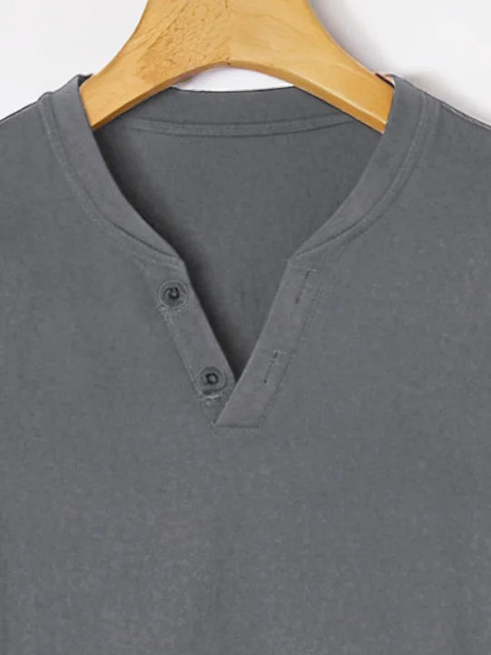 Marcel™ | T-Shirt Henley Léger d'Été
