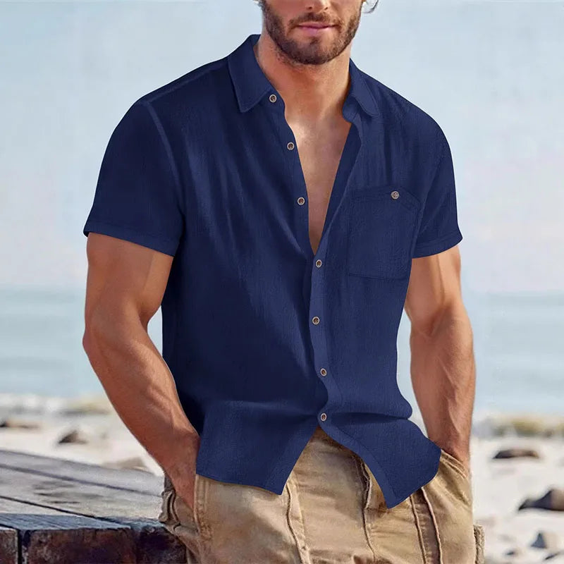 Jean et Marcel™ | Chemise d'Été Décontractée à Boutons