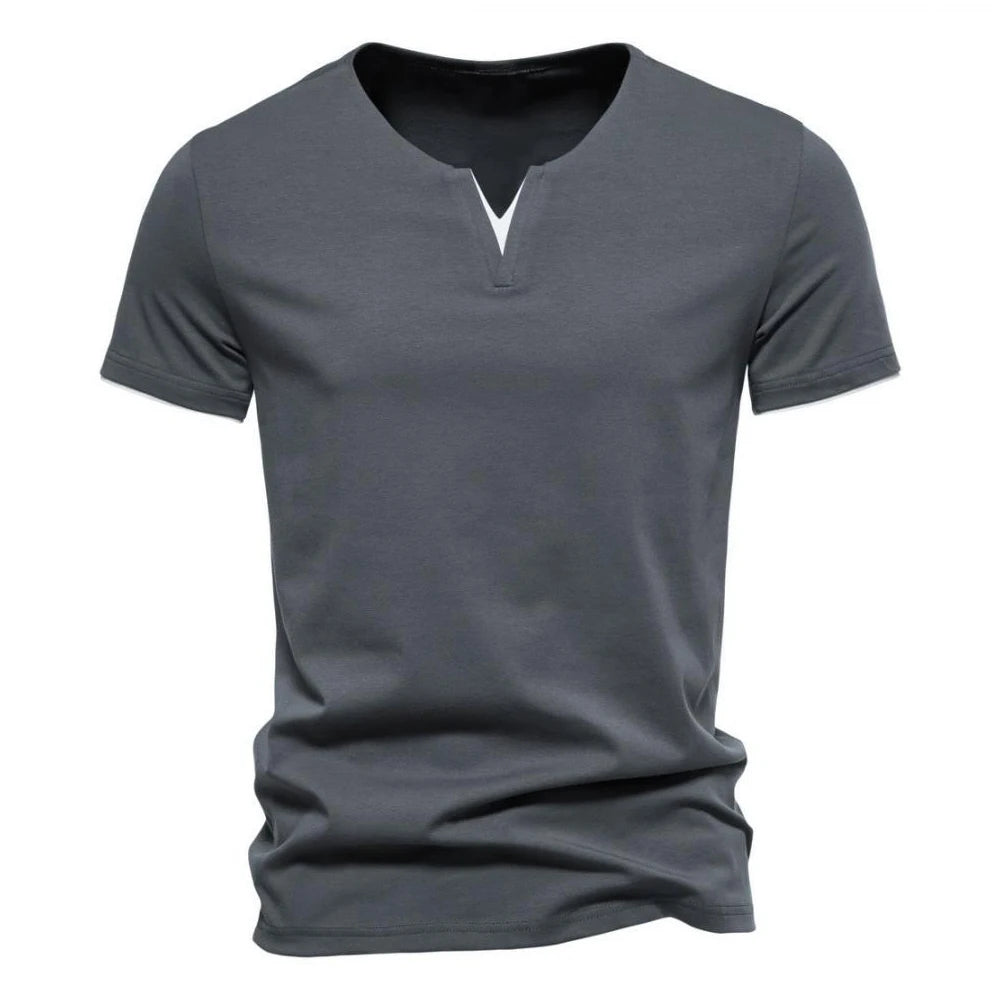 Jean et Marcel™ | T-shirt d'Été Homme à Col en V