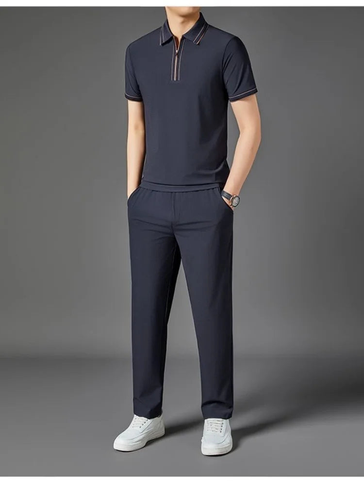Jean™ | Ensemble Polo d'Été Respirant pour Homme