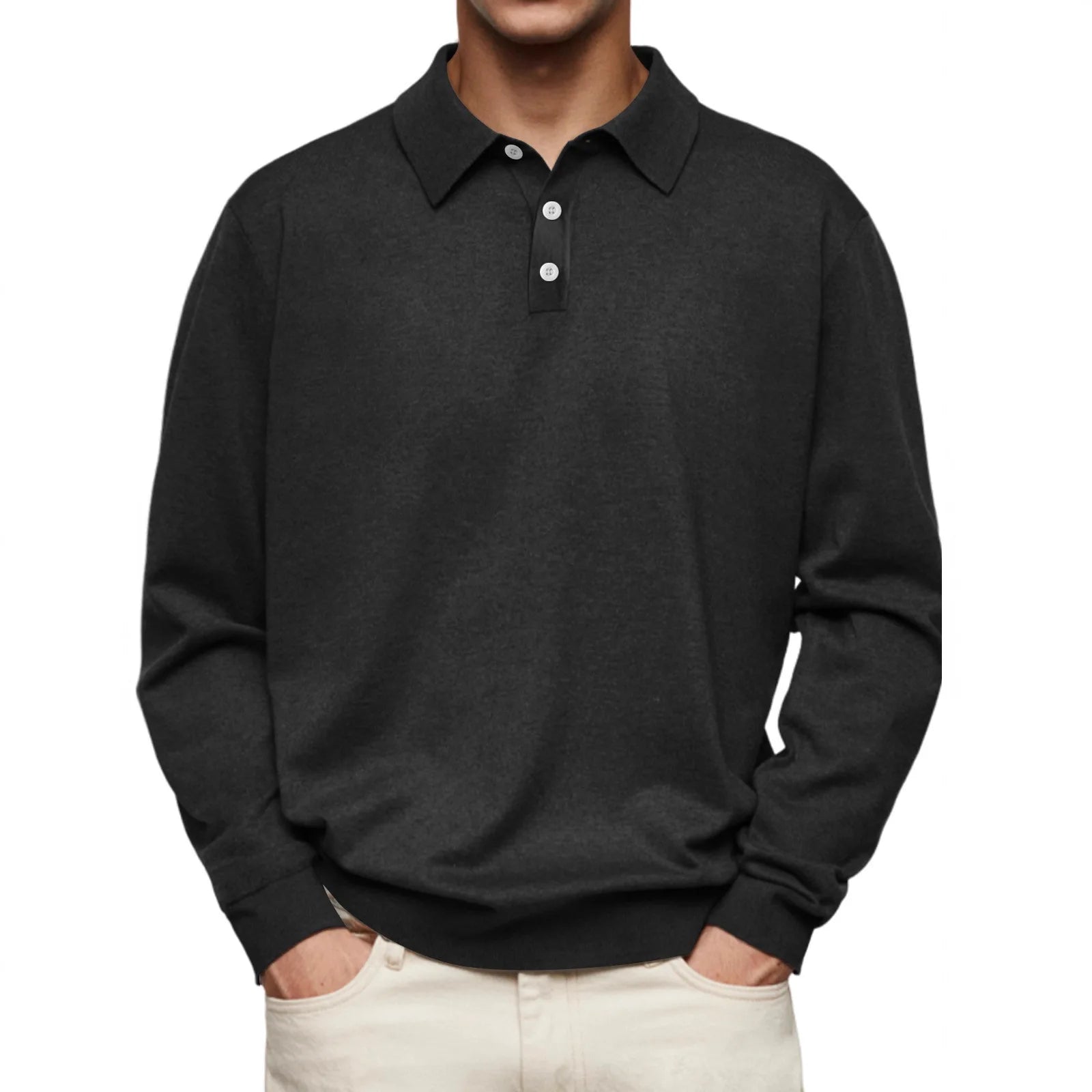 Marcel™ | Polo Casual à Manches Longues