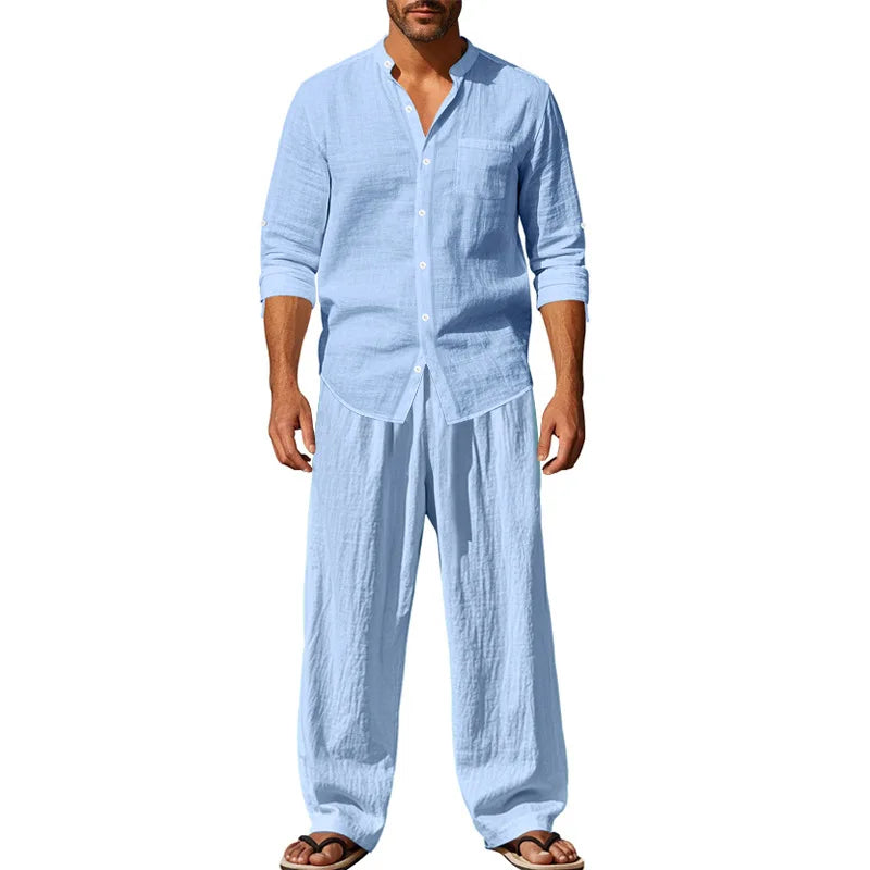 Jean et Marcel™ | Ensemble en lin confortable pour homme