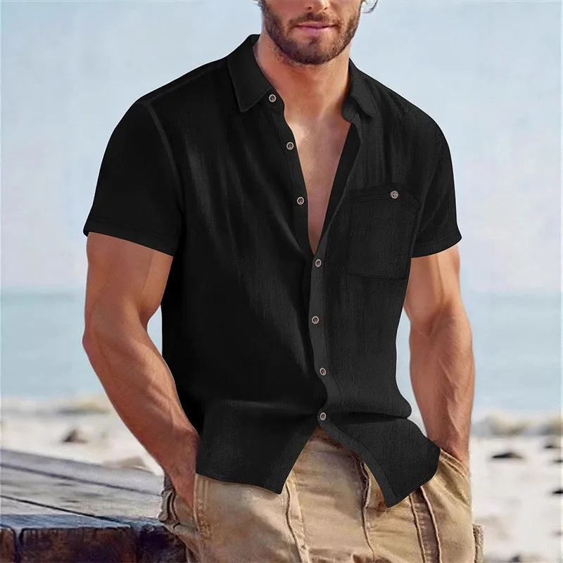 Jean et Marcel™ | Chemise d'Été Décontractée à Boutons