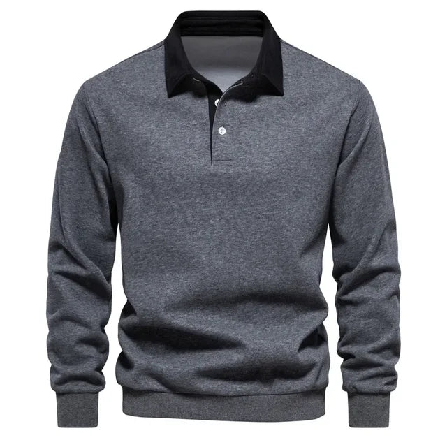 Arnaud™ | Polo Sweatshirt Homme Manches Longues