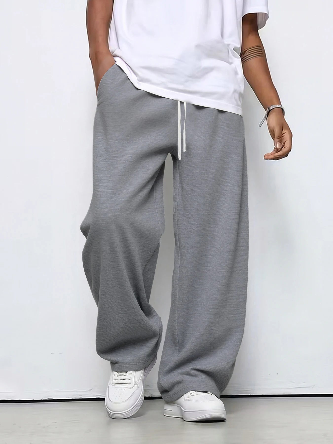 Jean et Marcel™ | Pantalon de Jogging Élégant à Jambes Larges
