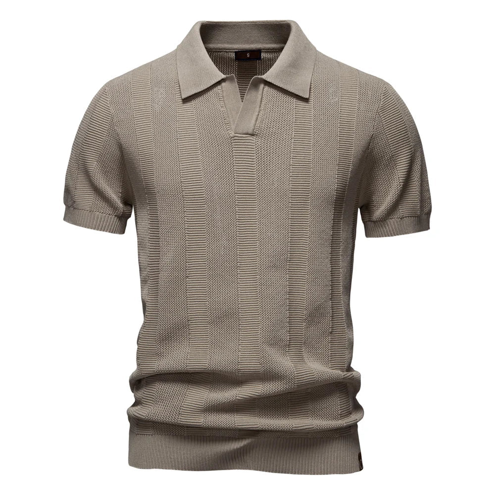 J&M Paris™ | Polo Rayé Élégant