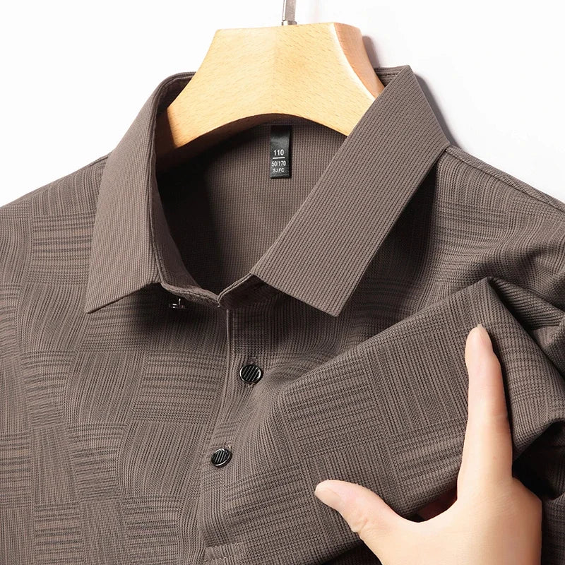 Louis™ | Polo Premium à Motif Structuré