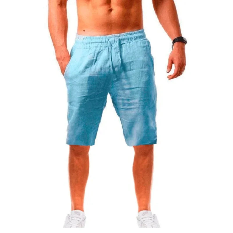 Jean™ | Short Élégant en Coton et Lin