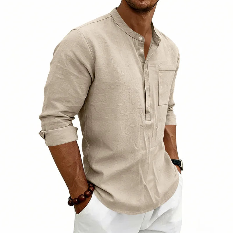 Étienne™ | Chemise d’Été Décontractée avec Poche Poitrine