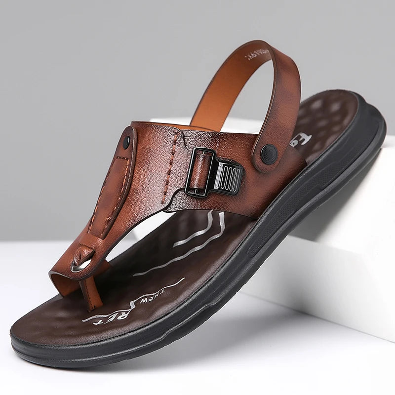 Jean et Marcel™ | Sandales Classiques Haut de Gamme avec Soutien Optimal