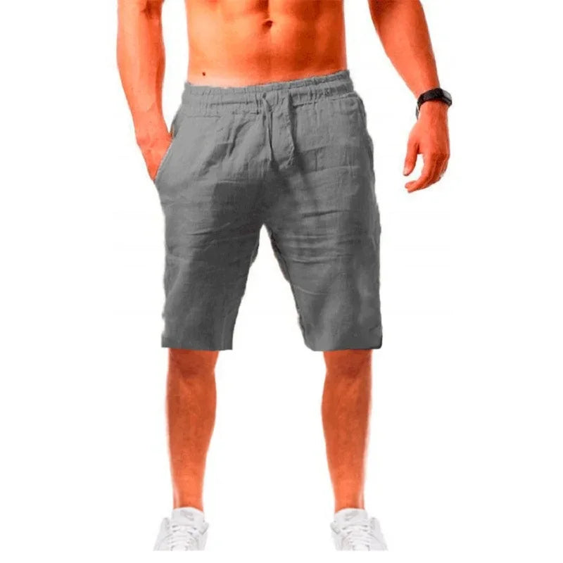 Jean™ | Short Élégant en Coton et Lin