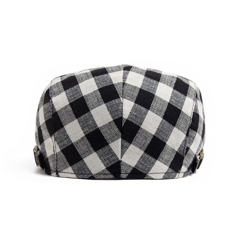 Casquette à carreaux Vichy