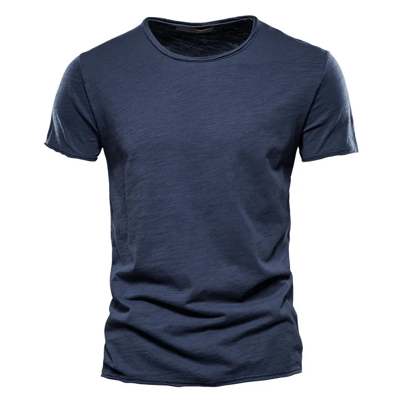 Jean™ | T-shirt d'Été en Coton à Col Rond