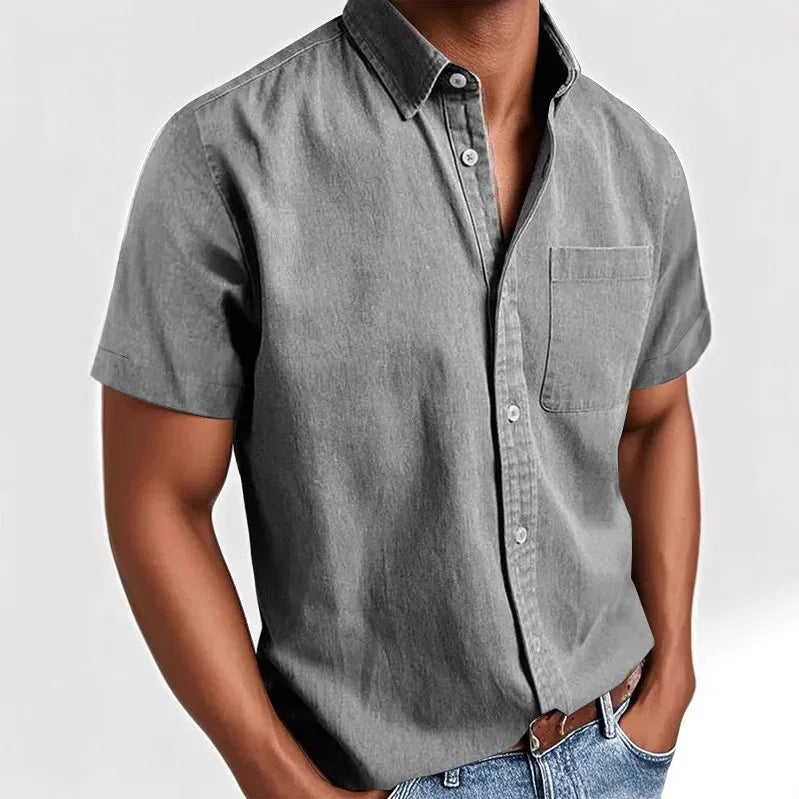 Laurent™ | Chemise Élégante à Manches Courtes pour Homme