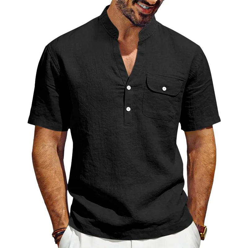 Jean et Marcel™ | Chemise Homme Élégante avec Poche Poitrine