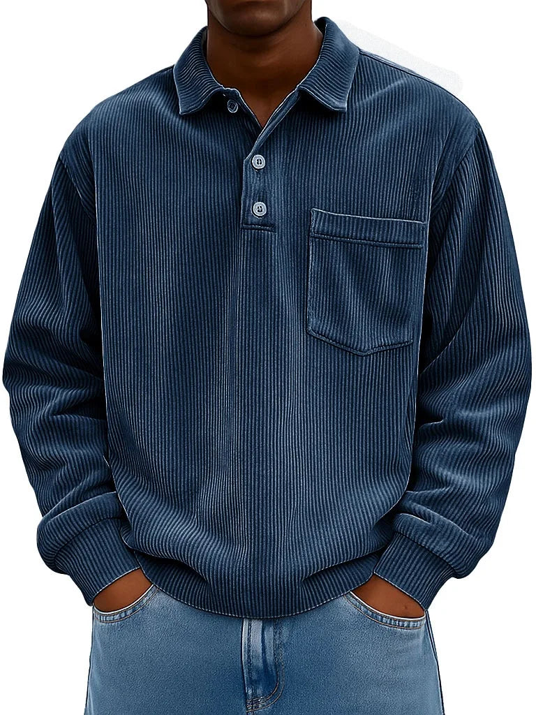 Jean et Marcel™ | Chemise Polo Corduroy Élégante