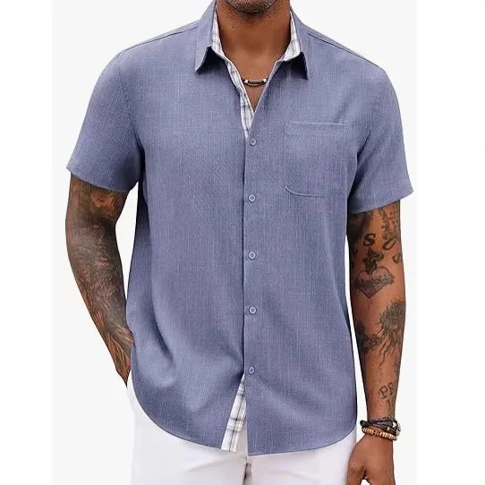 Jean™ | Chemise d'Été Élégante aux Détails Classiques