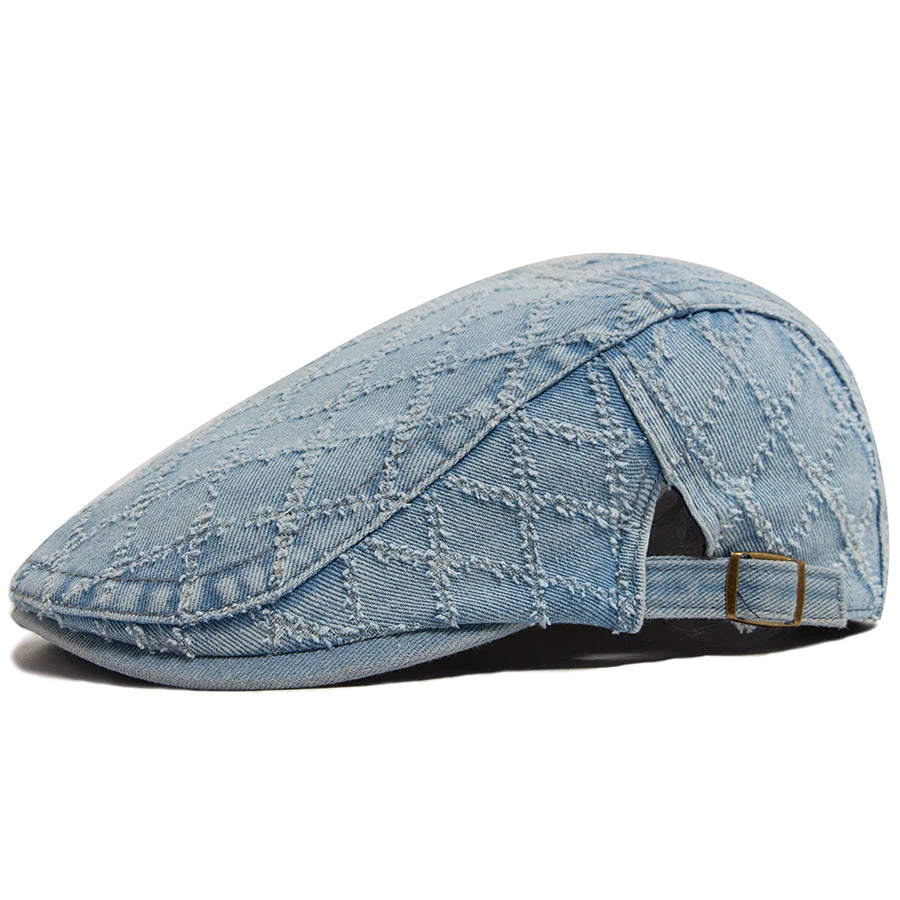 Laurent™ | Casquette Homme à Motif Carreaux