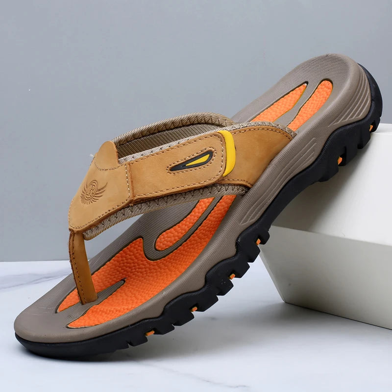 Jean & Marcel™ | Pantoufles Outdoor Haut de Gamme pour Homme