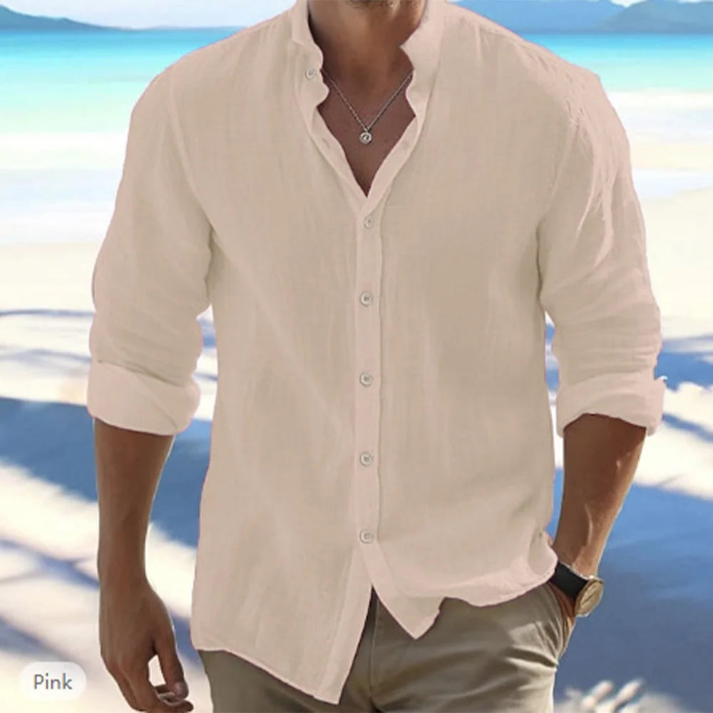 Jean™ | Chemise Homme Élégante et Respirante à Manches Longues