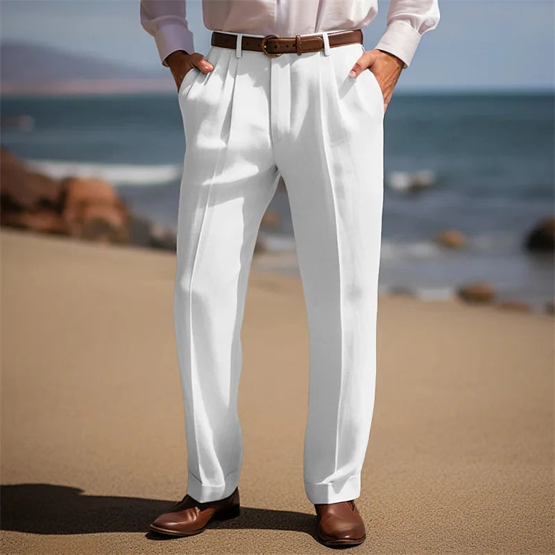 Jean et Marcel™ | Pantalon élégant en lin