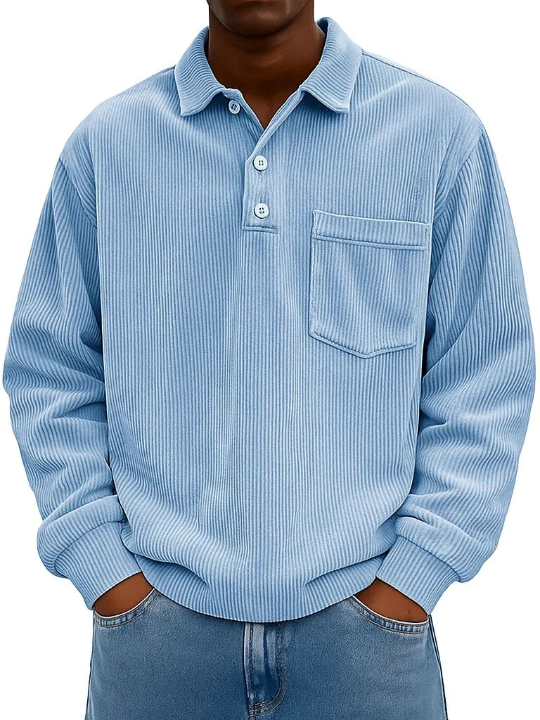 Jean et Marcel™ | Chemise Polo Corduroy Élégante
