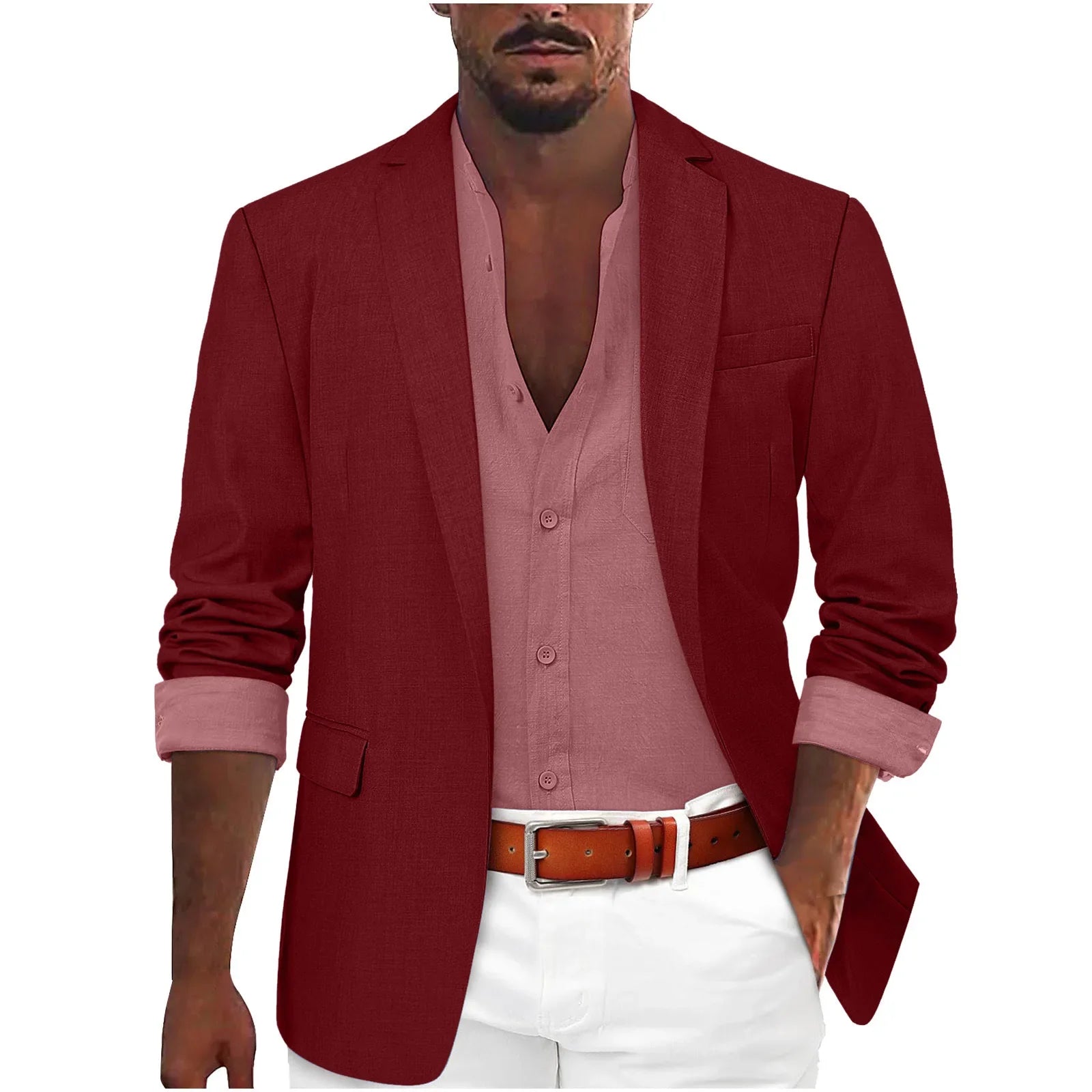 Laurent™ | Blazer Homme Élégant en Lin Léger