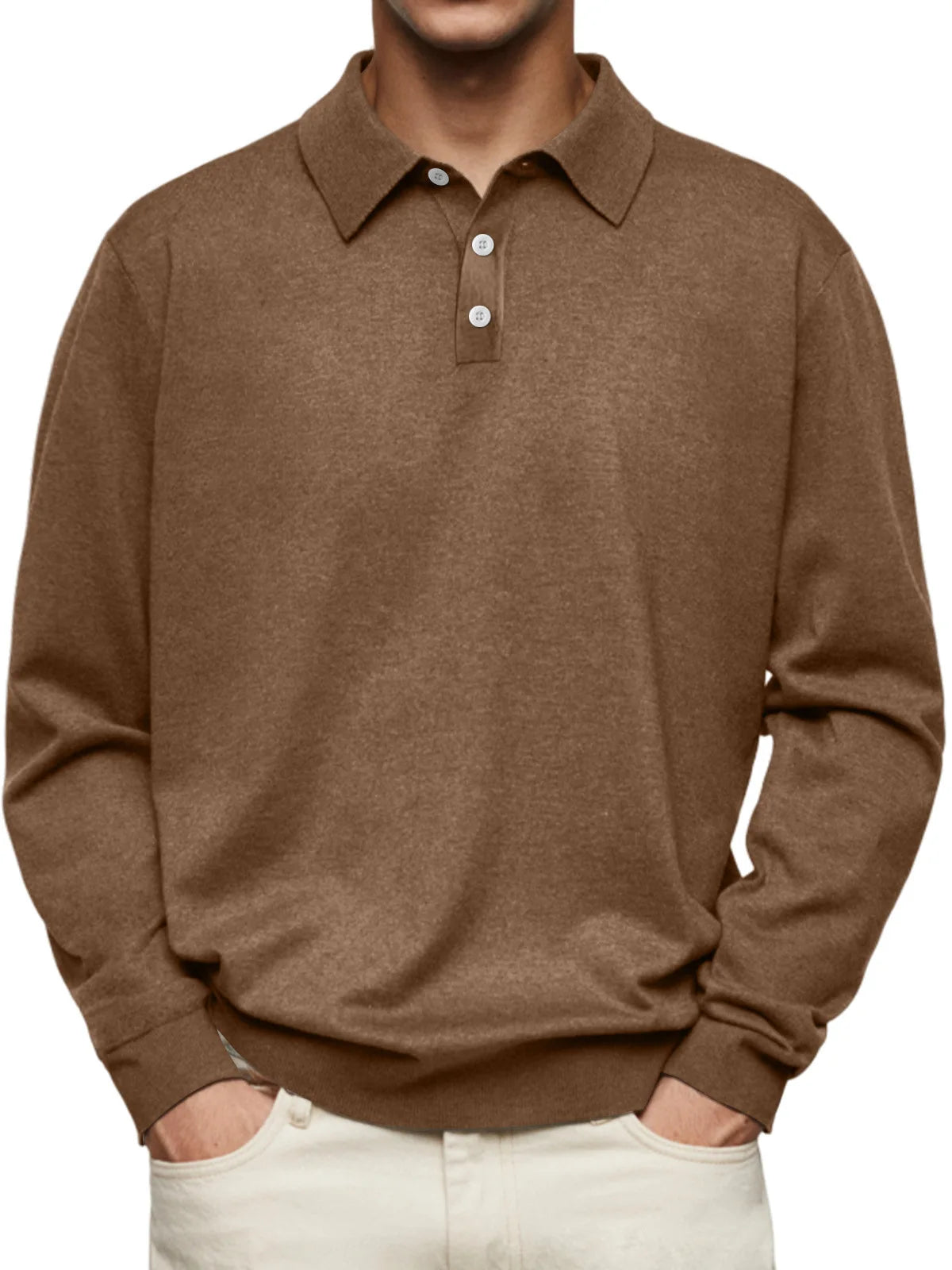 Marcel™ | Polo Casual à Manches Longues
