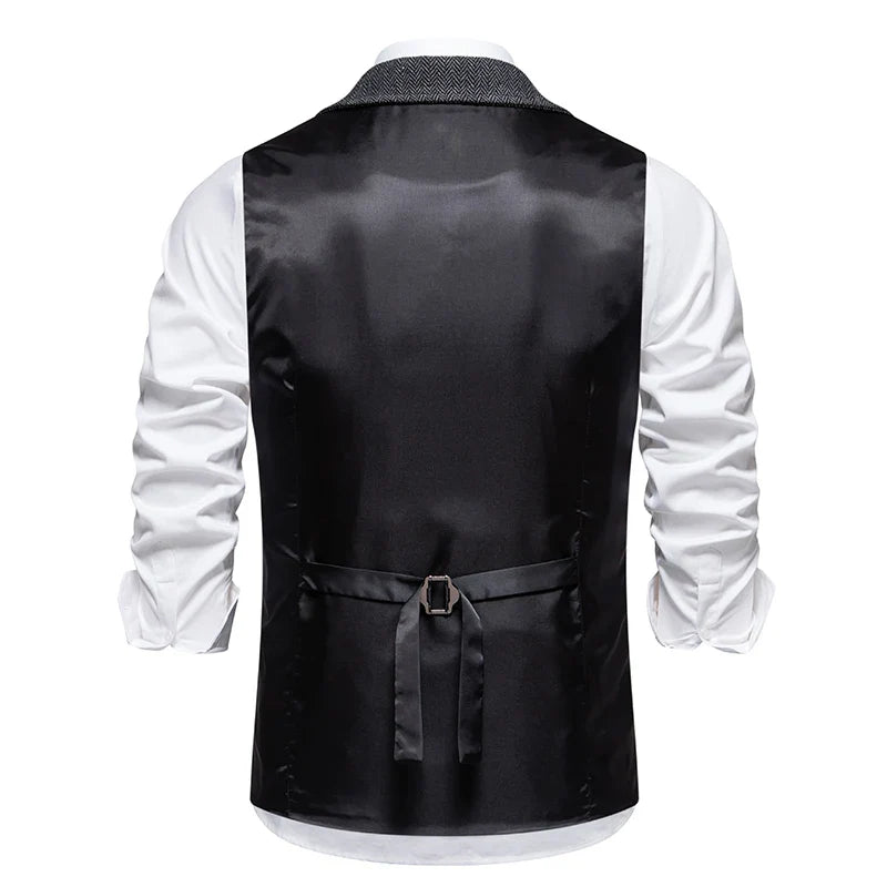 Jean & Marcel Paris™ | Gilet Classique pour Homme avec Chaîne de Montre