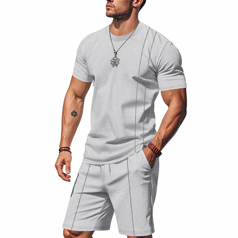 Jean™ | Ensemble d'Été 2 Pièces pour Homme – Doux & Respirant