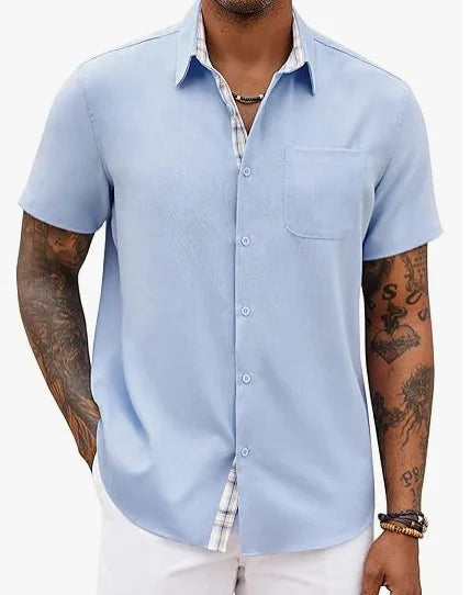 Jean™ | Chemise d'Été Élégante aux Détails Classiques
