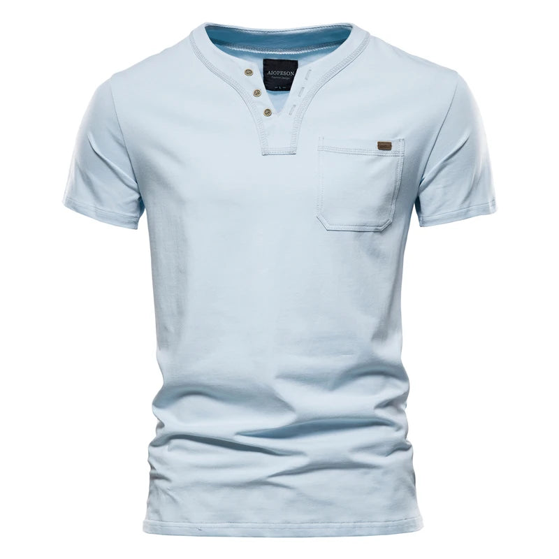Marcel™ | T-Shirt Henley Vintage pour Homme