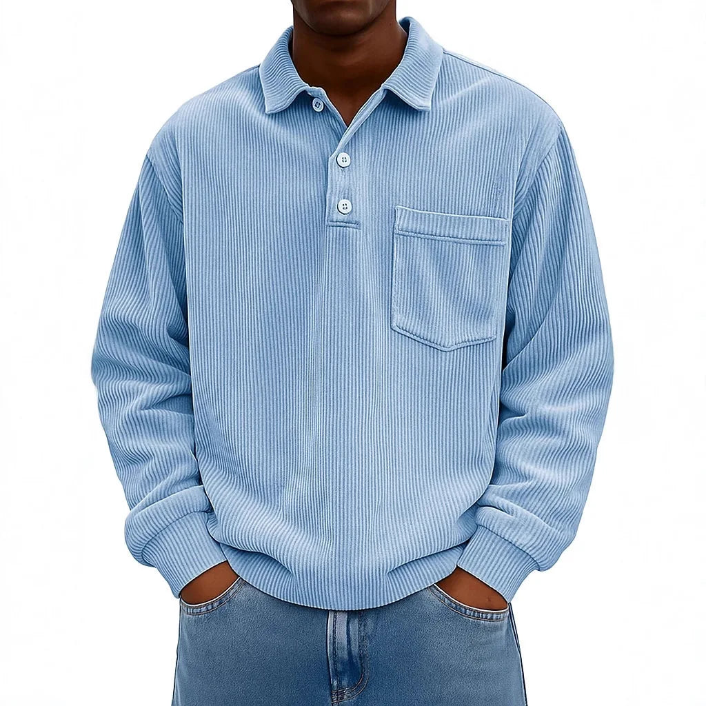 Jean et Marcel™ | Chemise Polo Corduroy Élégante