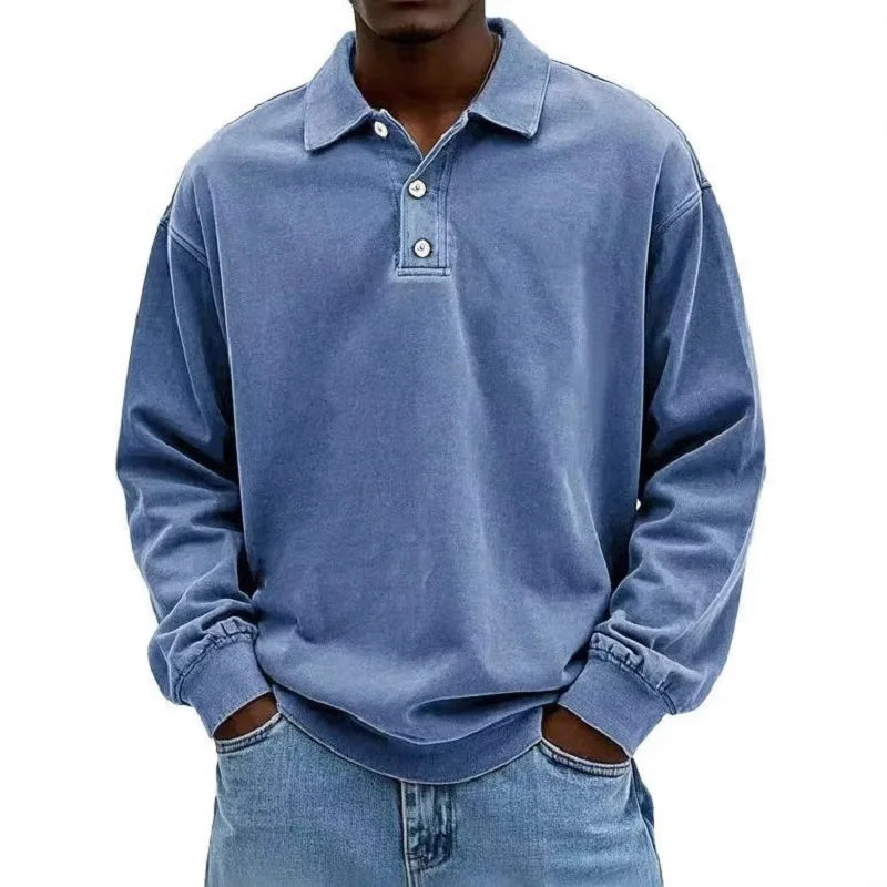 Jean et Marcel™ | Polo Vintage Homme à Boutons