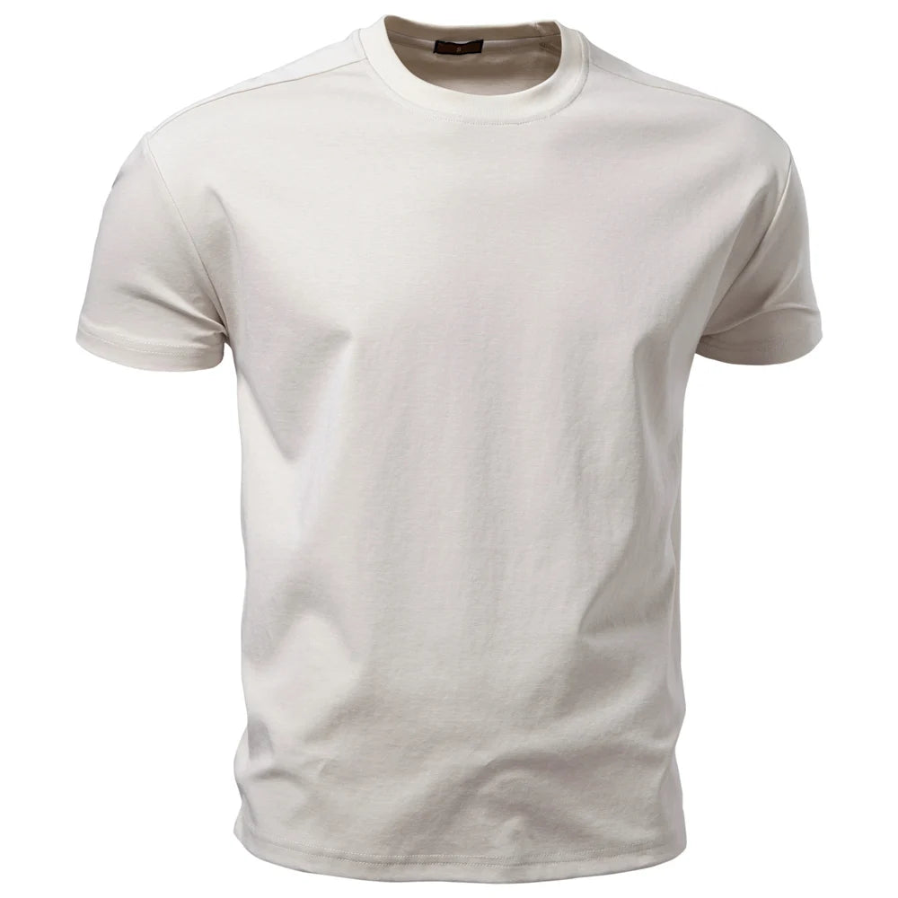 Jean™ | T-shirt en coton premium à col rond