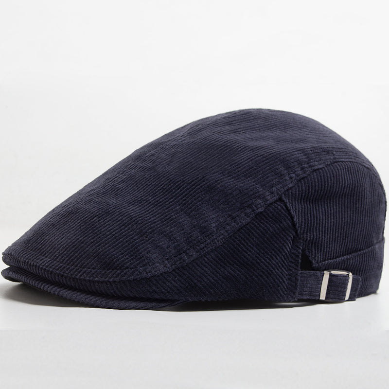 Casquette vintage en velours côtelé