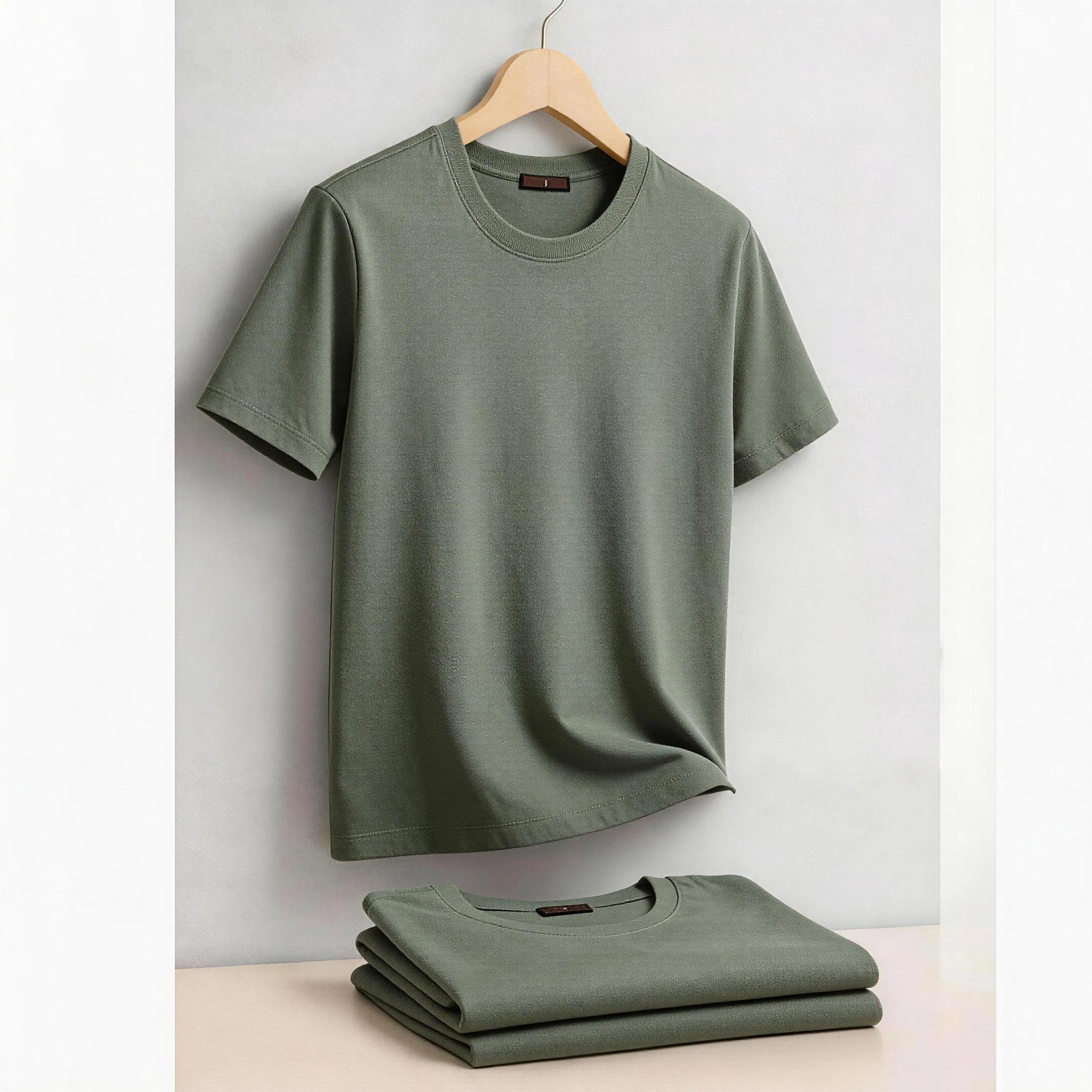Jean™ | T-shirt en coton premium à col rond