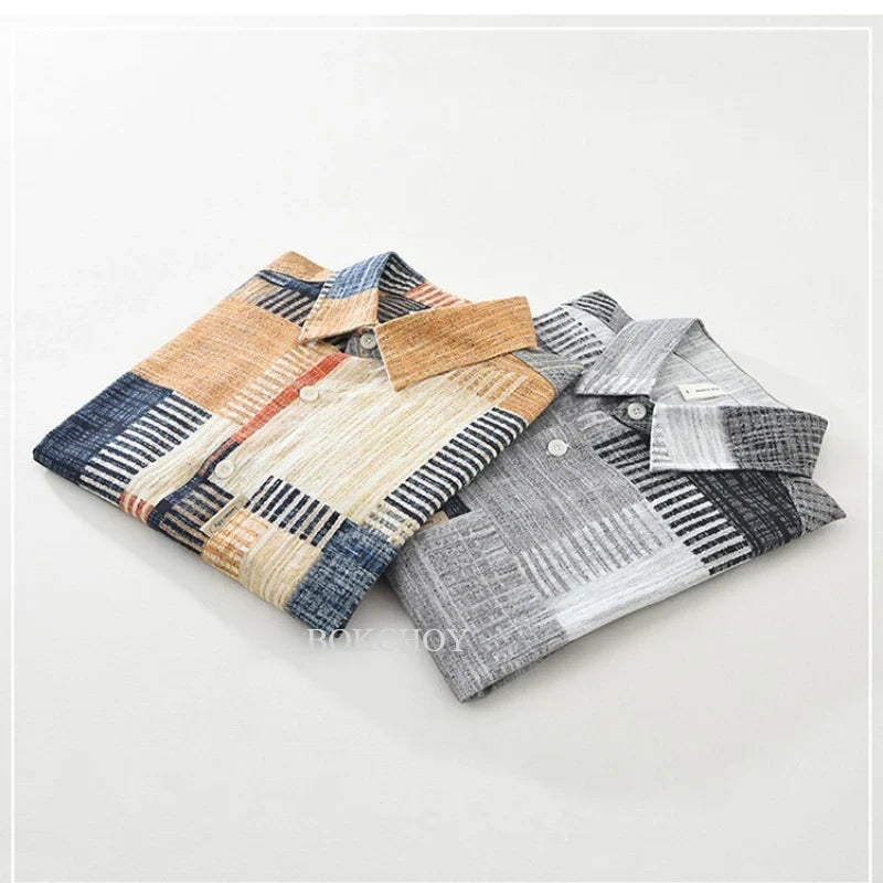 Jean™ | Chemise Patchwork Décontractée pour Homme