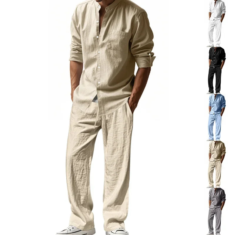 Jean™ | Ensemble Homme en Coton – Élégant & Respirant