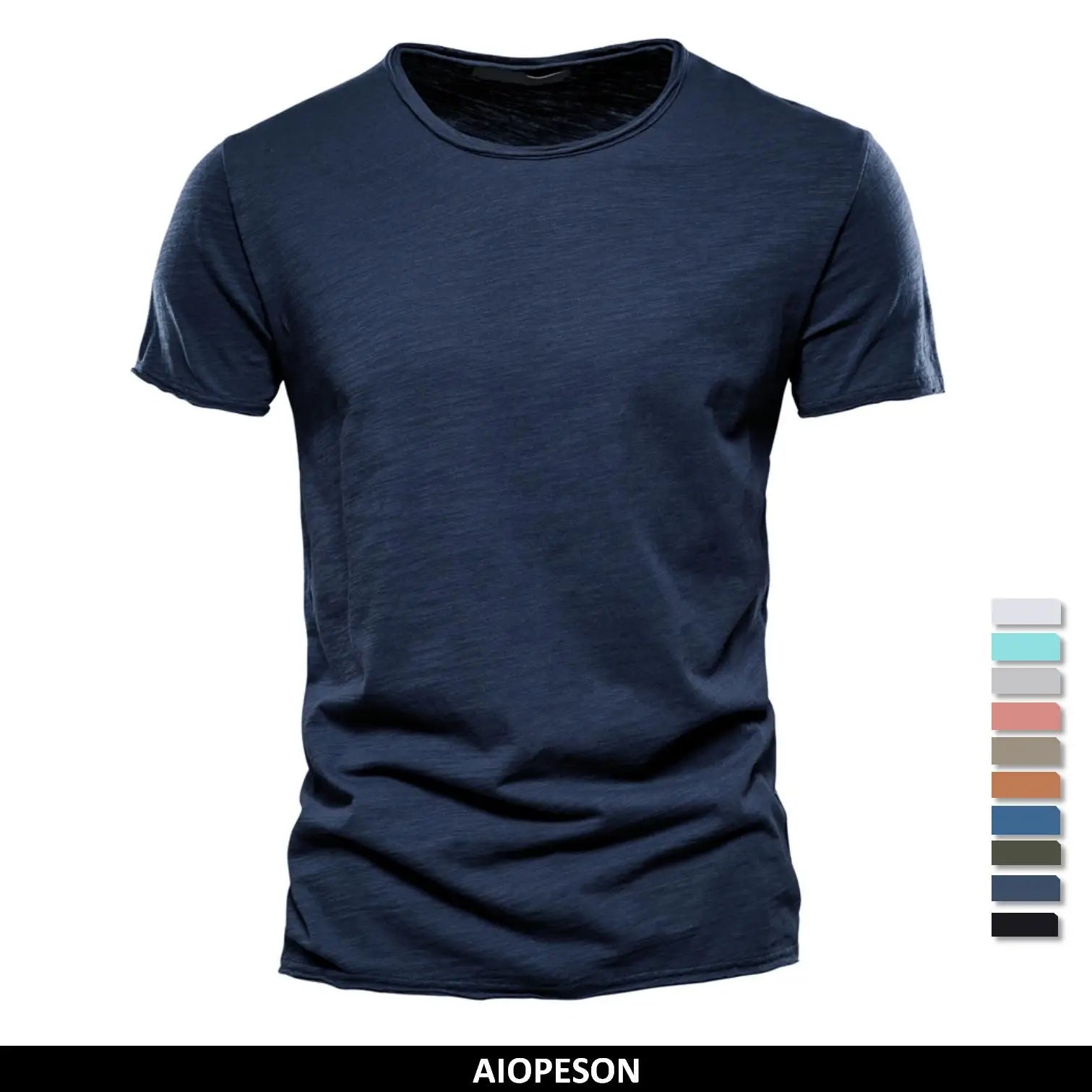 Jean™ | T-shirt d'Été en Coton à Col Rond