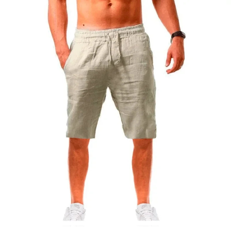 Jean™ | Short Élégant en Coton et Lin