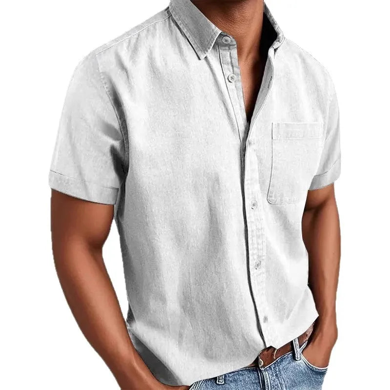 Laurent™ | Chemise Élégante à Manches Courtes pour Homme