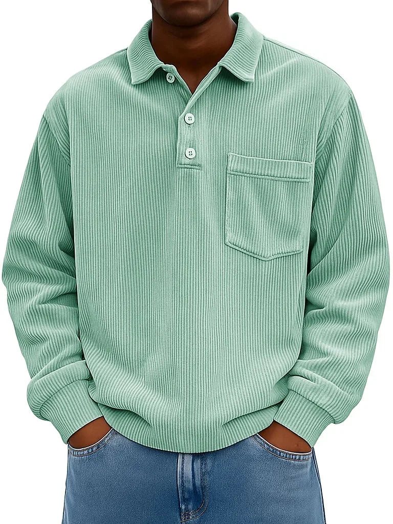 Jean et Marcel™ | Chemise Polo Corduroy Élégante