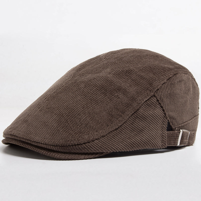 Casquette vintage en velours côtelé