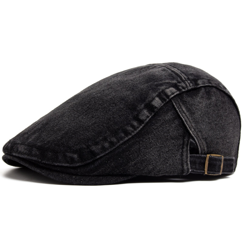 Casquette en denim délavé