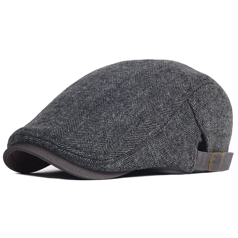 Casquette Homme Ajustable à Motif Chevron
