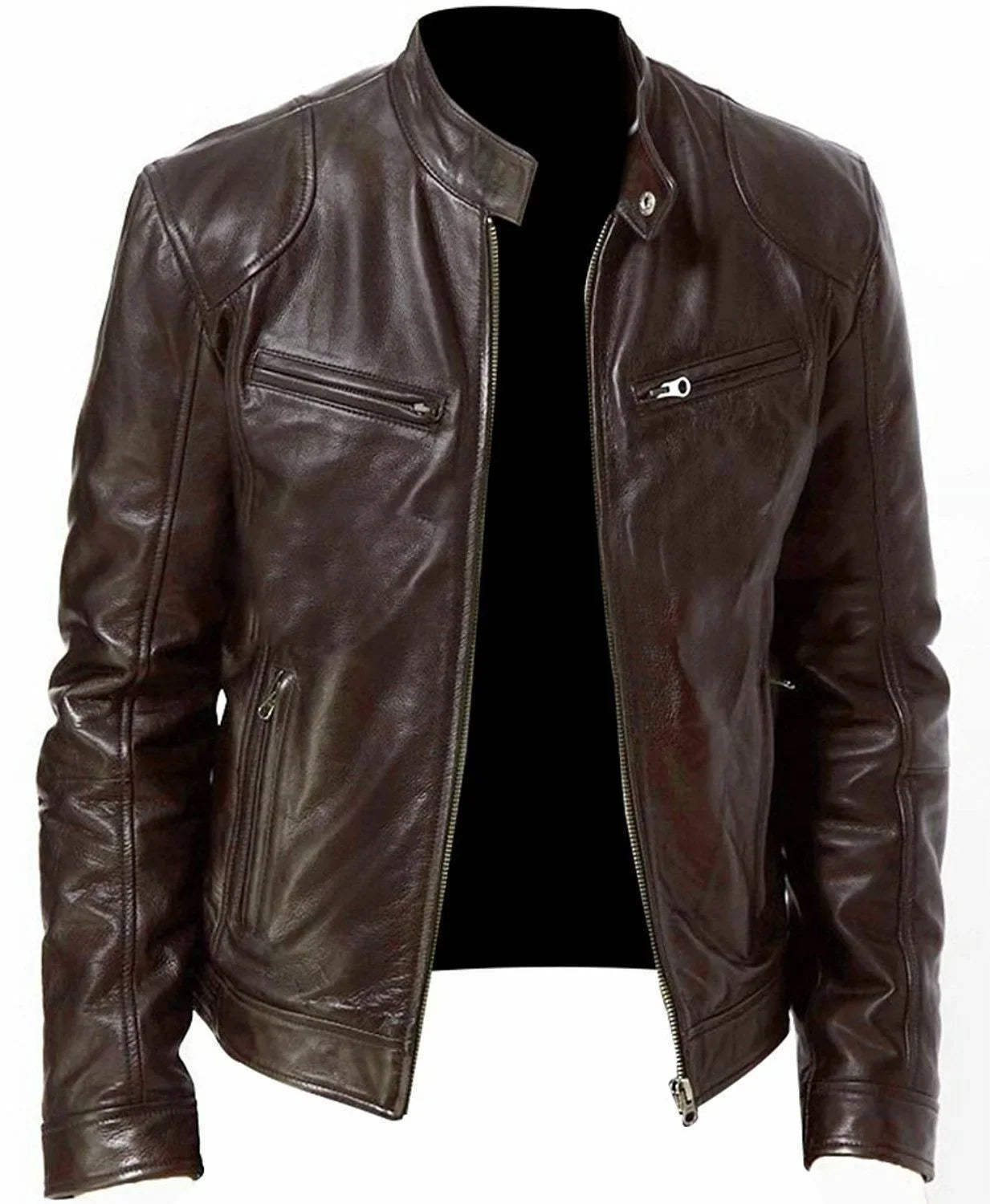 Jean et Marcel™ | Veste en Cuir Élégante & Robuste