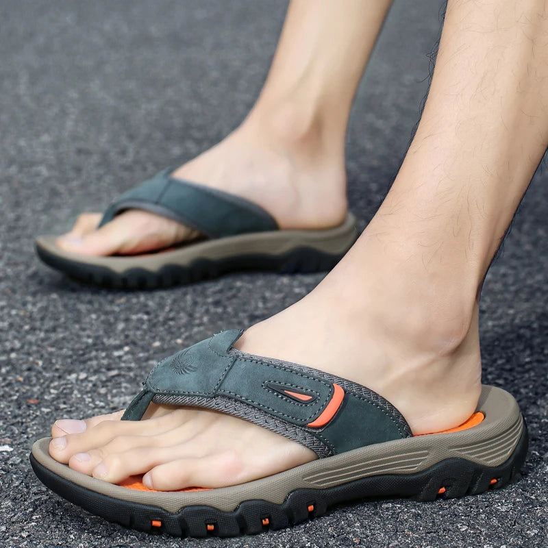 Jean & Marcel™ | Pantoufles Outdoor Haut de Gamme pour Homme