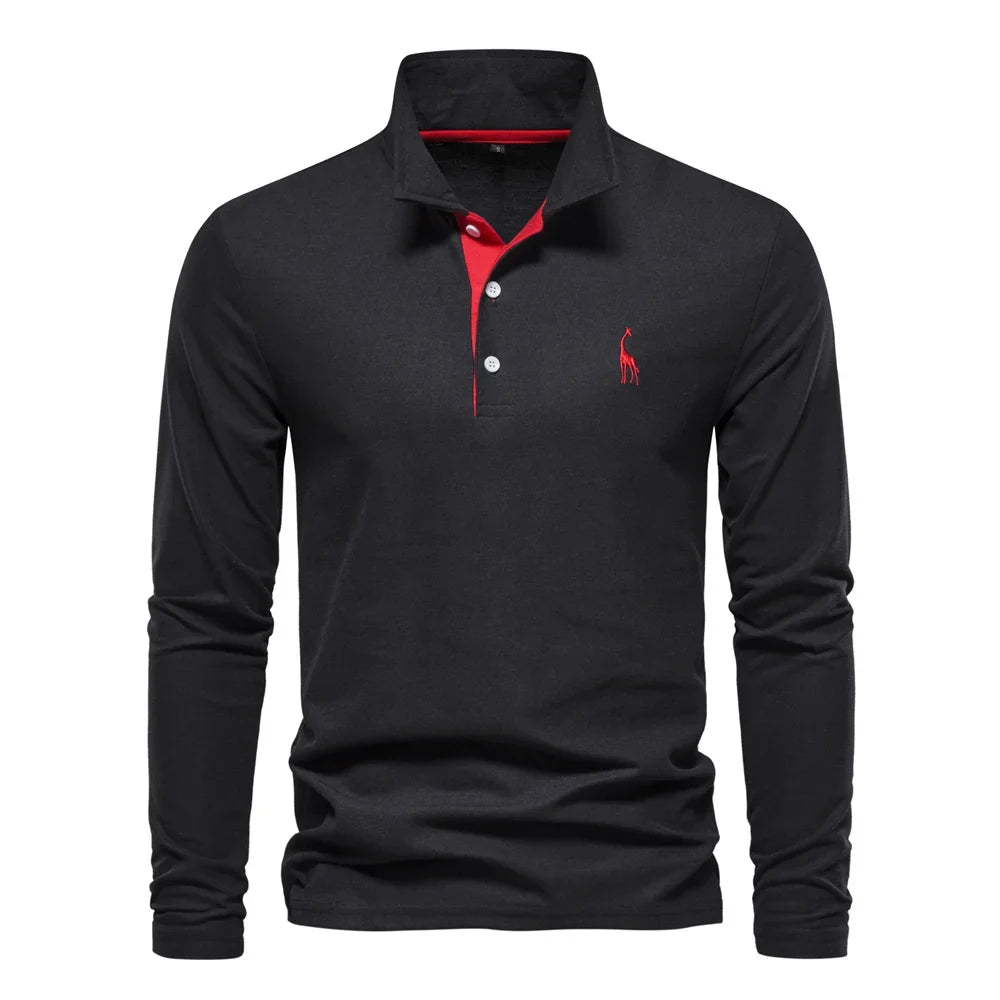 Philippe™ | Polo Décontracté à Manches Longues
